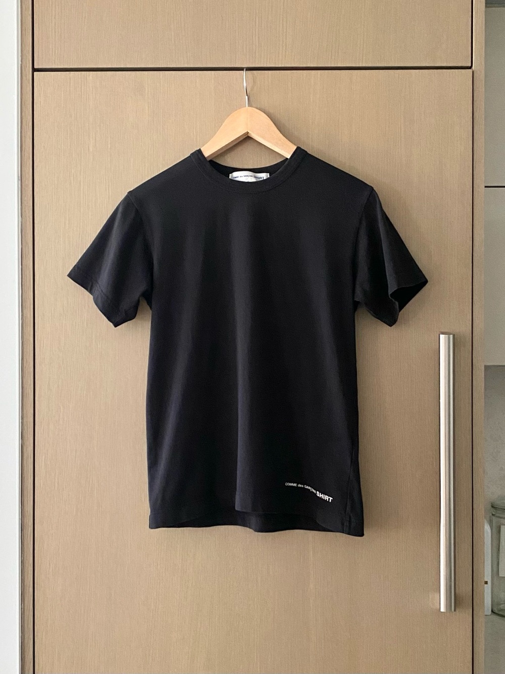 Comme de garcons logo tee